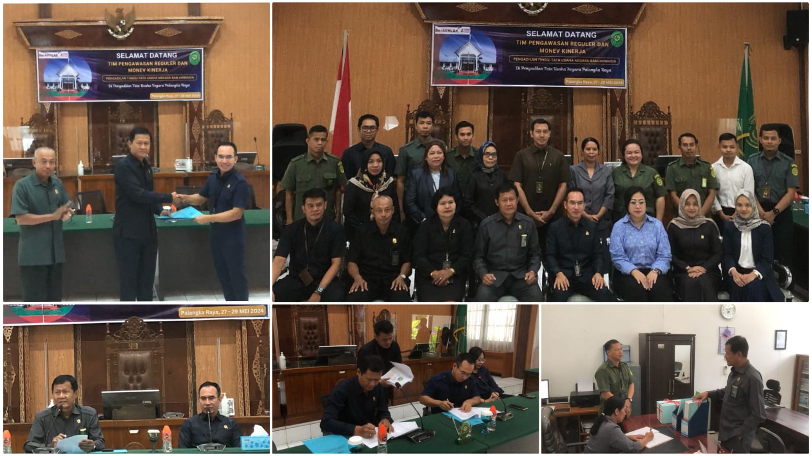 Pengawasan ke Pengadilan Tata Usaha Negara Palangkaraya